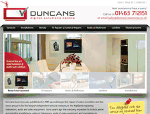 Tablet Screenshot of duncans-inverness.co.uk